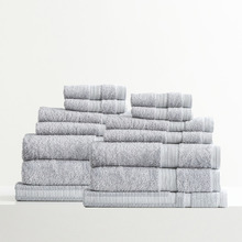 14 Piece Stella Bamboo-Blend Bathroom Towel Set
